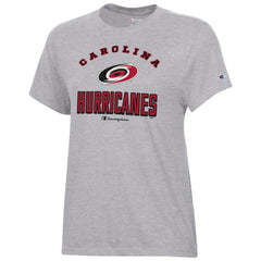 Carolina Hurricanes Champion Women's Core T-Shirt - Heather Gray - NHL 201078245
