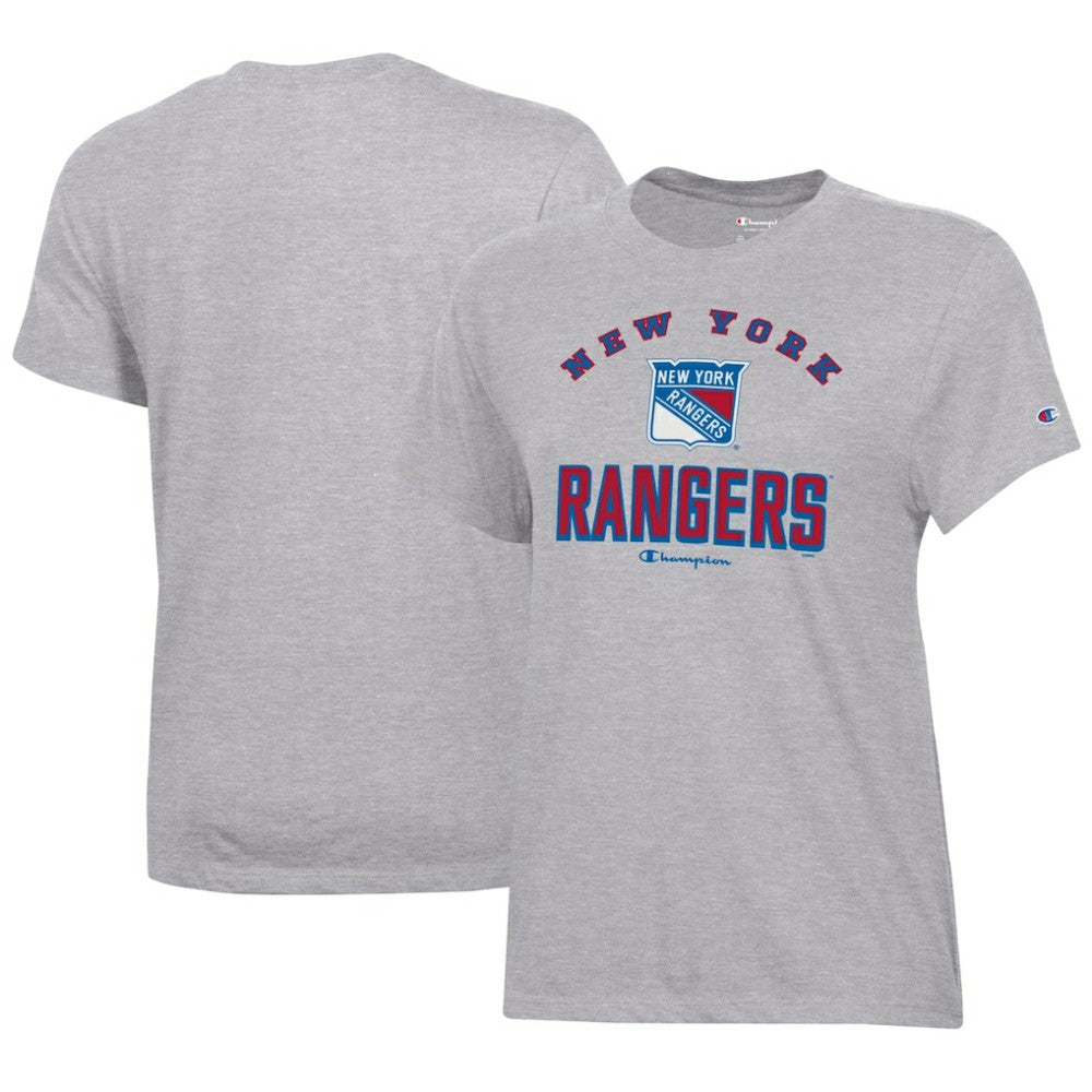 New York Rangers Champion Women's Core T-Shirt - Heather Gray - NHL 201078246