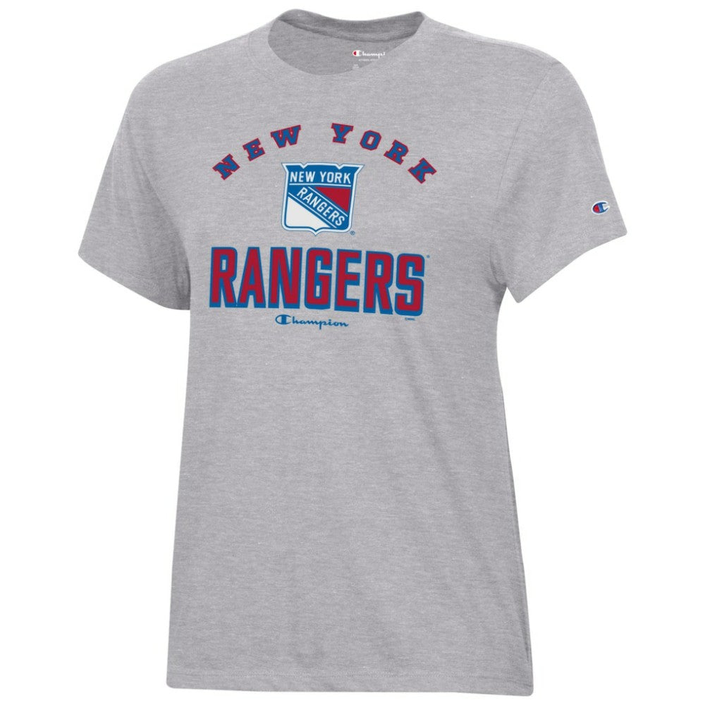 New York Rangers Champion Women's Core T-Shirt - Heather Gray - NHL 201078246