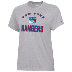 New York Rangers Champion Women's Core T-Shirt - Heather Gray - NHL 201078246