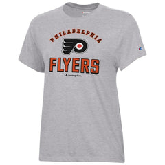 Philadelphia Flyers Champion Women's Core T-Shirt - Heather Gray - NHL 201078248