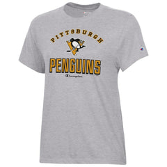 Pittsburgh Penguins Champion Women's Core T-Shirt - Heather Gray - NHL 201078249