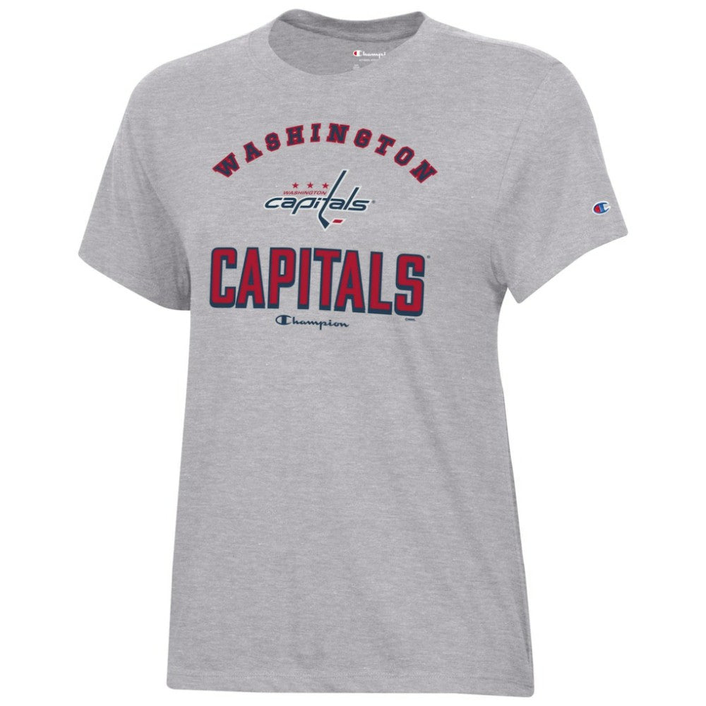 Washington Capitals Champion Women's Core T-Shirt - Heather Gray - NHL 201078255