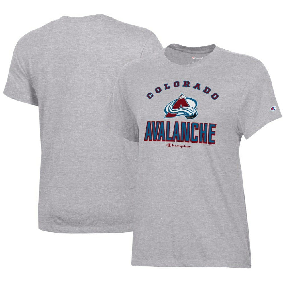 Colorado Avalanche Champion Women's Core T-Shirt - Heather Gray - NHL 201078259
