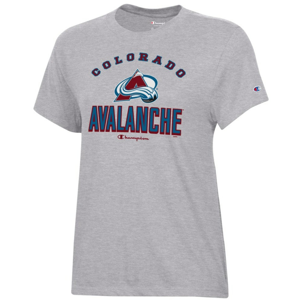 Colorado Avalanche Champion Women's Core T-Shirt - Heather Gray - NHL 201078259