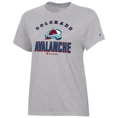 Colorado Avalanche Champion Women's Core T-Shirt - Heather Gray - NHL 201078259
