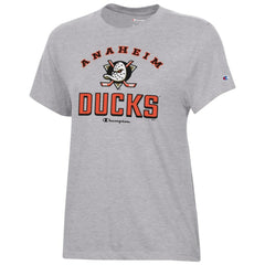 Anaheim Ducks Champion Women's Core T-Shirt - Heather Gray - NHL 201078262