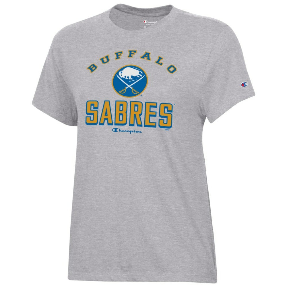 Buffalo Sabres Champion Women's Core T-Shirt - Heather Gray - NHL 201078265