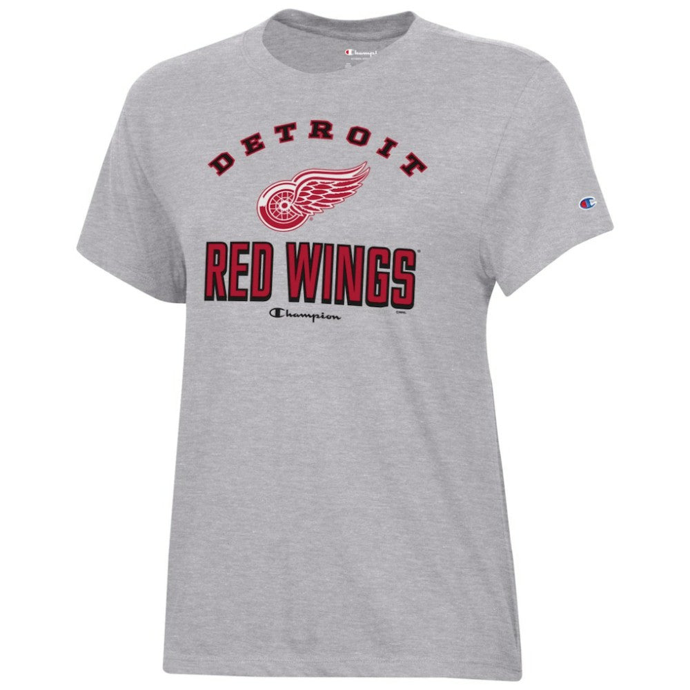 Detroit Red Wings Champion Women's Core T-Shirt - Heather Gray - NHL 201078267