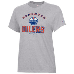 Edmonton Oilers Champion Women's Core T-Shirt - Heather Gray - NHL 201078269