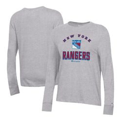 New York Rangers Champion Women's Core Long Sleeve T-Shirt - Heather Gray - NHL 201078276