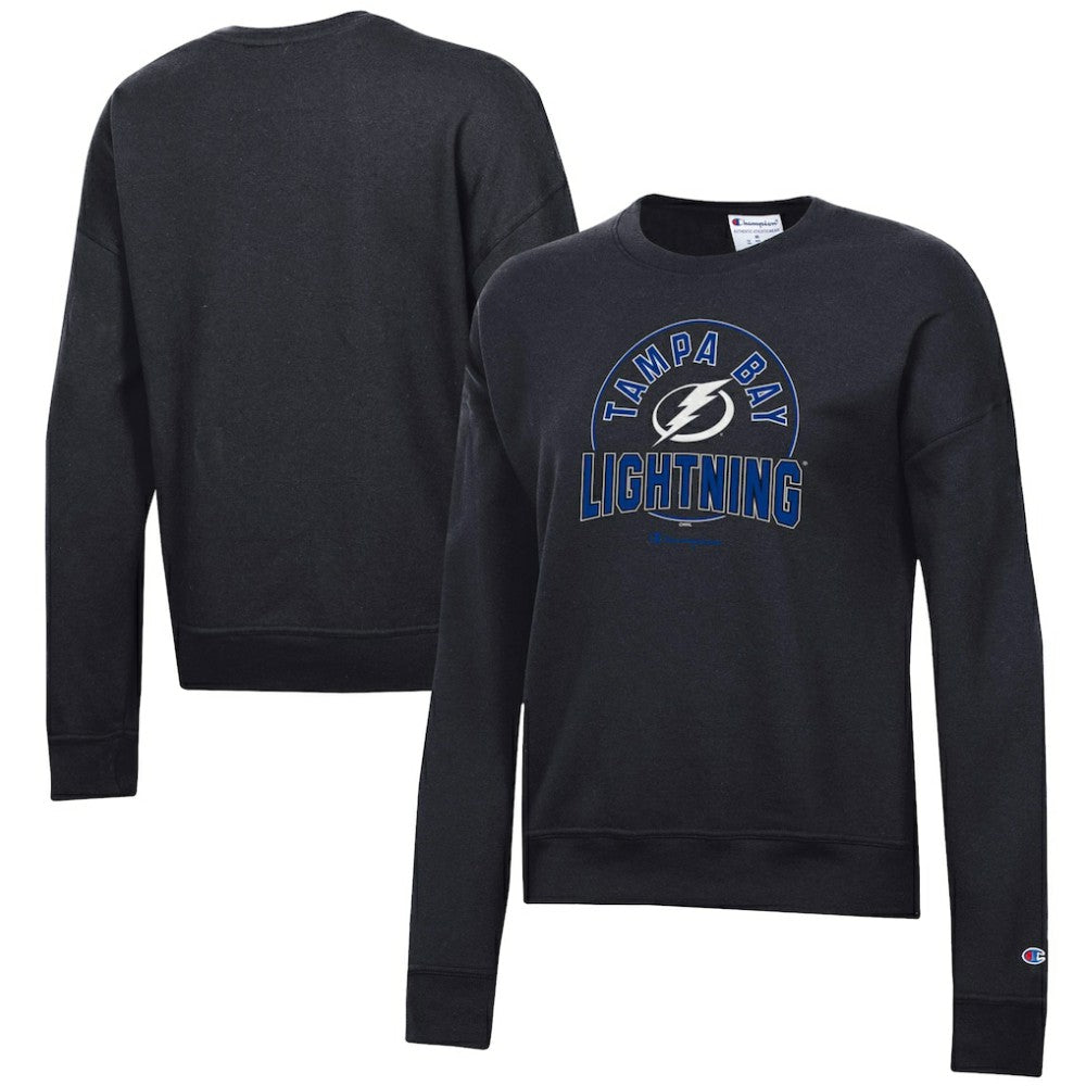 Tampa Bay Lightning Champion Women's Powerblend Pullover Sweatshirt - Black - NHL 201078314