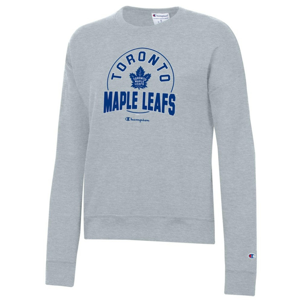 Toronto Maple Leafs Champion Women's Powerblend Pullover Sweatshirt - Gray - NHL 201078315