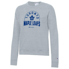Toronto Maple Leafs Champion Women's Powerblend Pullover Sweatshirt - Gray - NHL 201078315