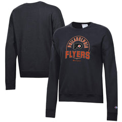 Philadelphia Flyers Champion Women's Powerblend Pullover Sweatshirt - Black - NHL 201078316
