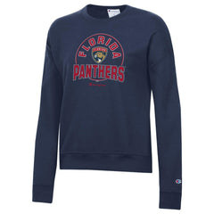 Florida Panthers Champion Women's Powerblend Pullover Sweatshirt - Navy - NHL 201078317