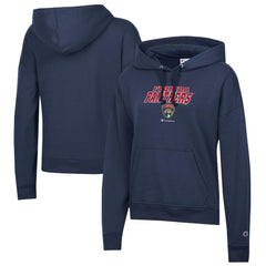 Florida Panthers Champion Women's Powerblend Fleece Pullover Hoodie - Navy - NHL 201078337