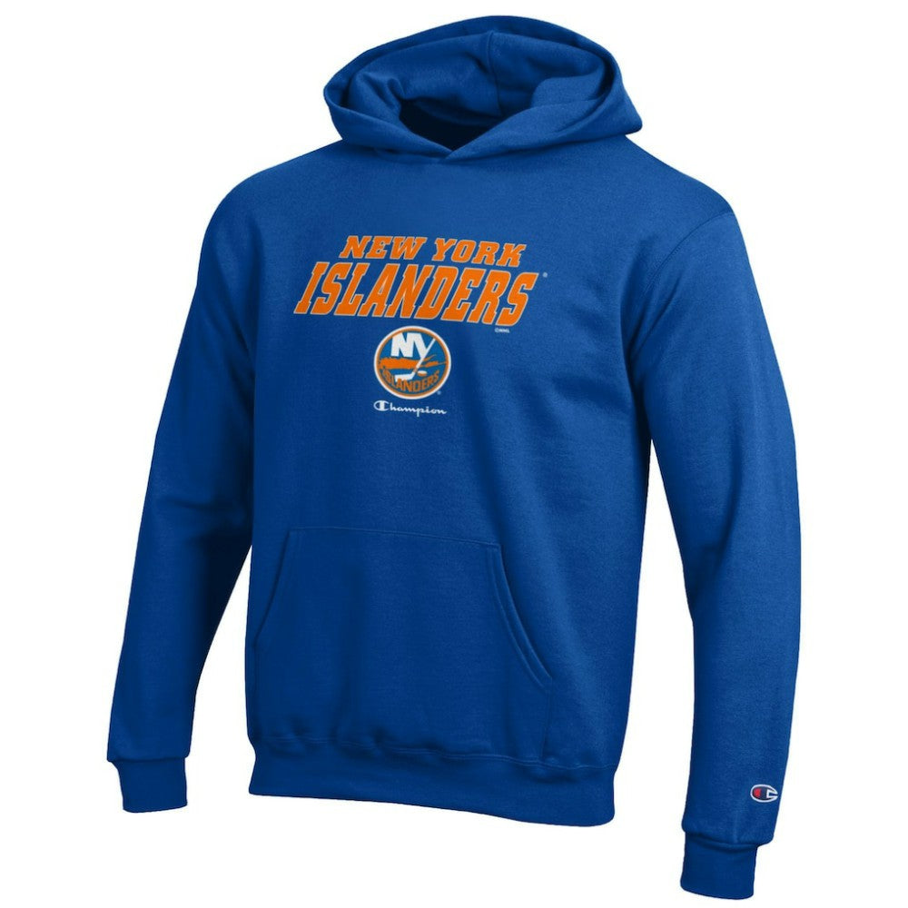 New York Islanders Champion Youth Eco Powerblend Pullover Hoodie - Royal - NHL 201078370