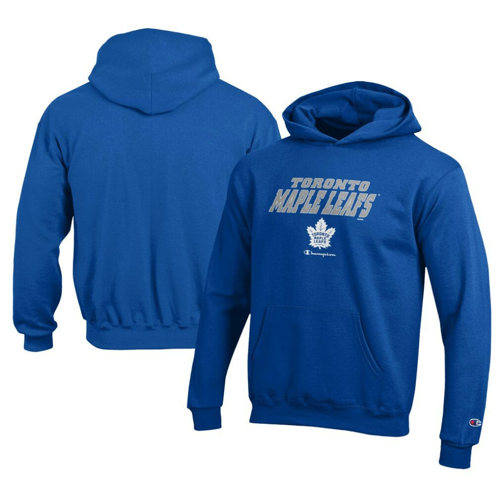 Toronto Maple Leafs Champion Youth Eco Powerblend Pullover Hoodie - Royal - NHL 201078379