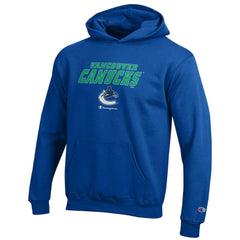 Vancouver Canucks Champion Youth Eco Powerblend Pullover Hoodie - Royal - NHL 201078380