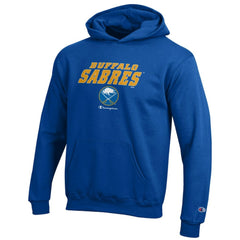 Buffalo Sabres Champion Youth Eco Powerblend Pullover Hoodie - Royal - NHL 201078394