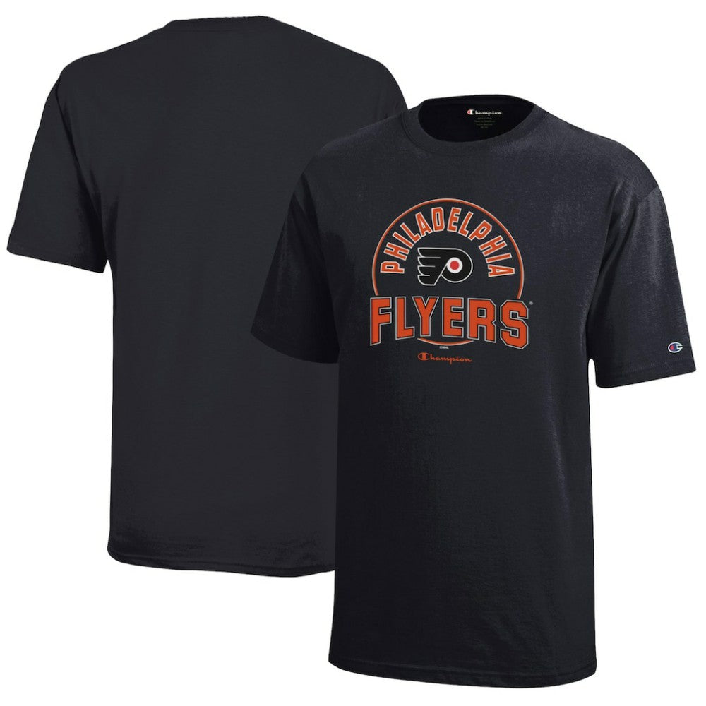 Philadelphia Flyers Champion Youth Jersey T-Shirt - Black - NHL 201078405