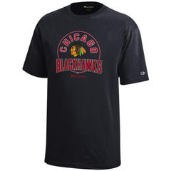 Chicago Blackhawks Champion Youth Jersey T-Shirt - Black - NHL 201078409