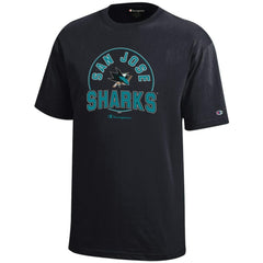 San Jose Sharks Champion Youth Jersey T-Shirt - Black - NHL 201078421