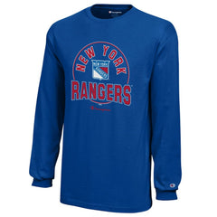 New York Rangers Champion Youth Long-Sleeve Jersey T-Shirt - Royal - NHL 201078433