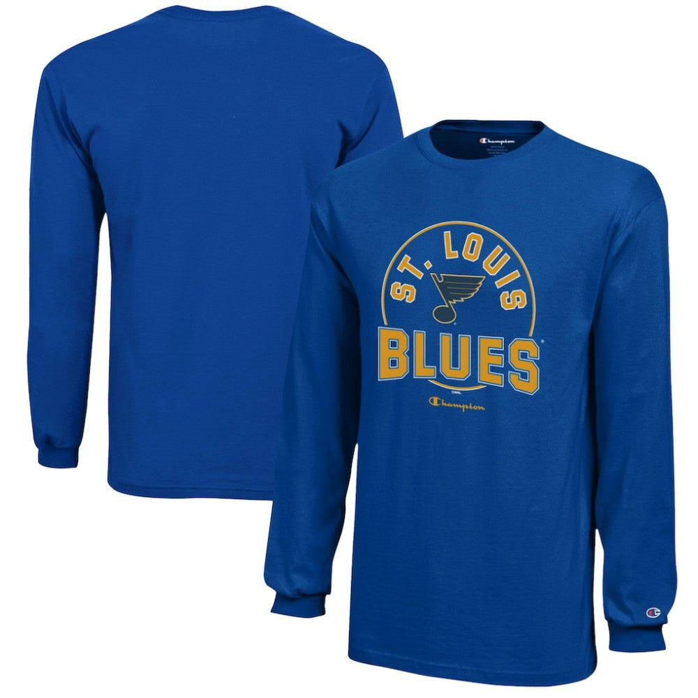 St. Louis Blues Champion Youth Long-Sleeve Jersey T-Shirt - Royal - NHL 201078440