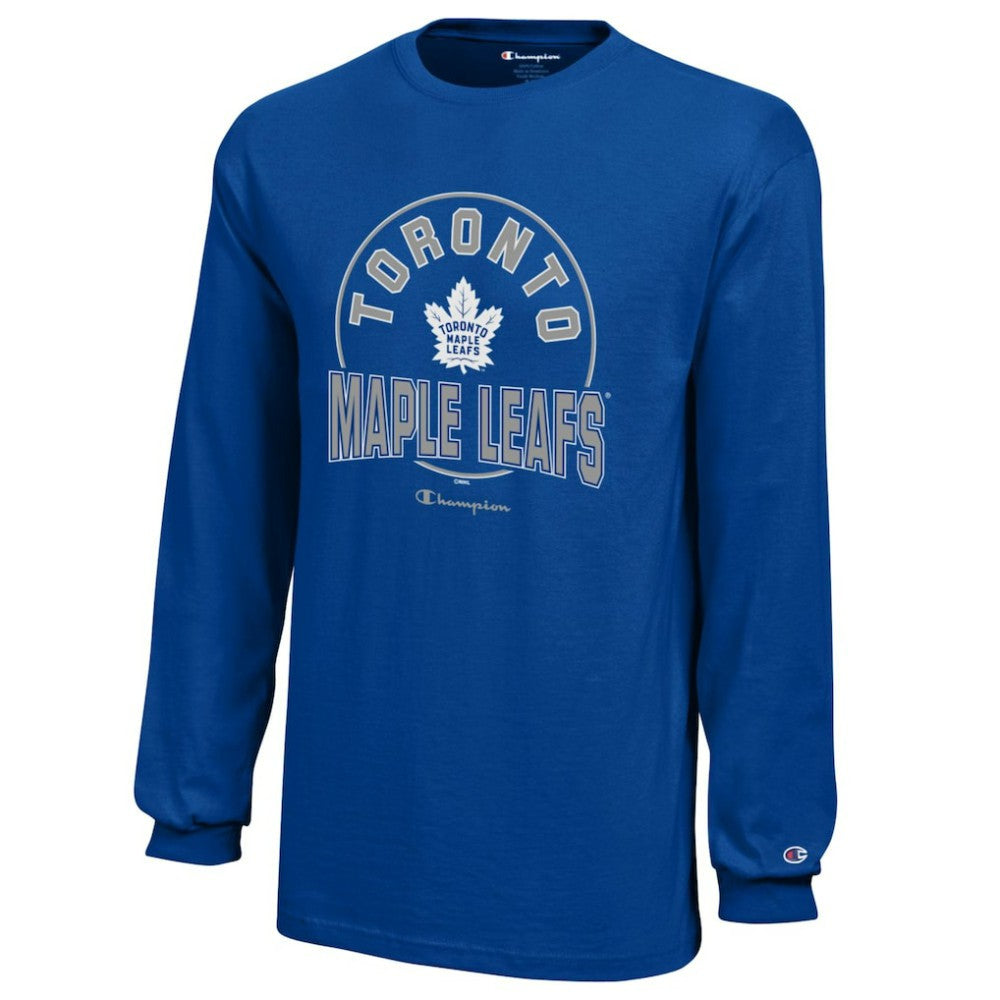 Toronto Maple Leafs Champion Youth Long-Sleeve Jersey T-Shirt - Royal - NHL 201078442