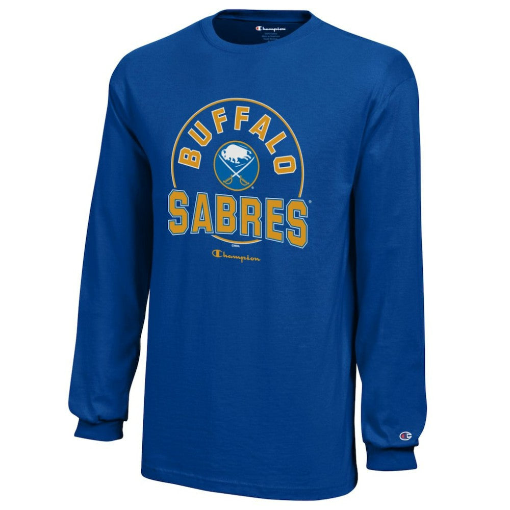 Buffalo Sabres Champion Youth Long-Sleeve Jersey T-Shirt - Royal - NHL 201078450