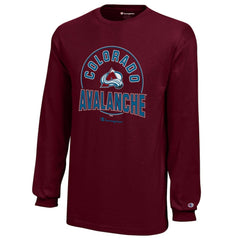 Colorado Avalanche Champion Youth Long-Sleeve Jersey T-Shirt - Burgundy - NHL 201078456
