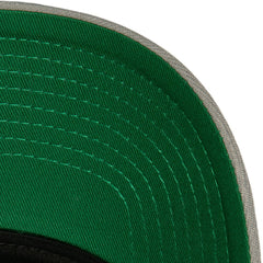 Brooklyn Nets Soul XL Logo Pro Crown Snapback Hat Black/Gray | Mitchell & Ness