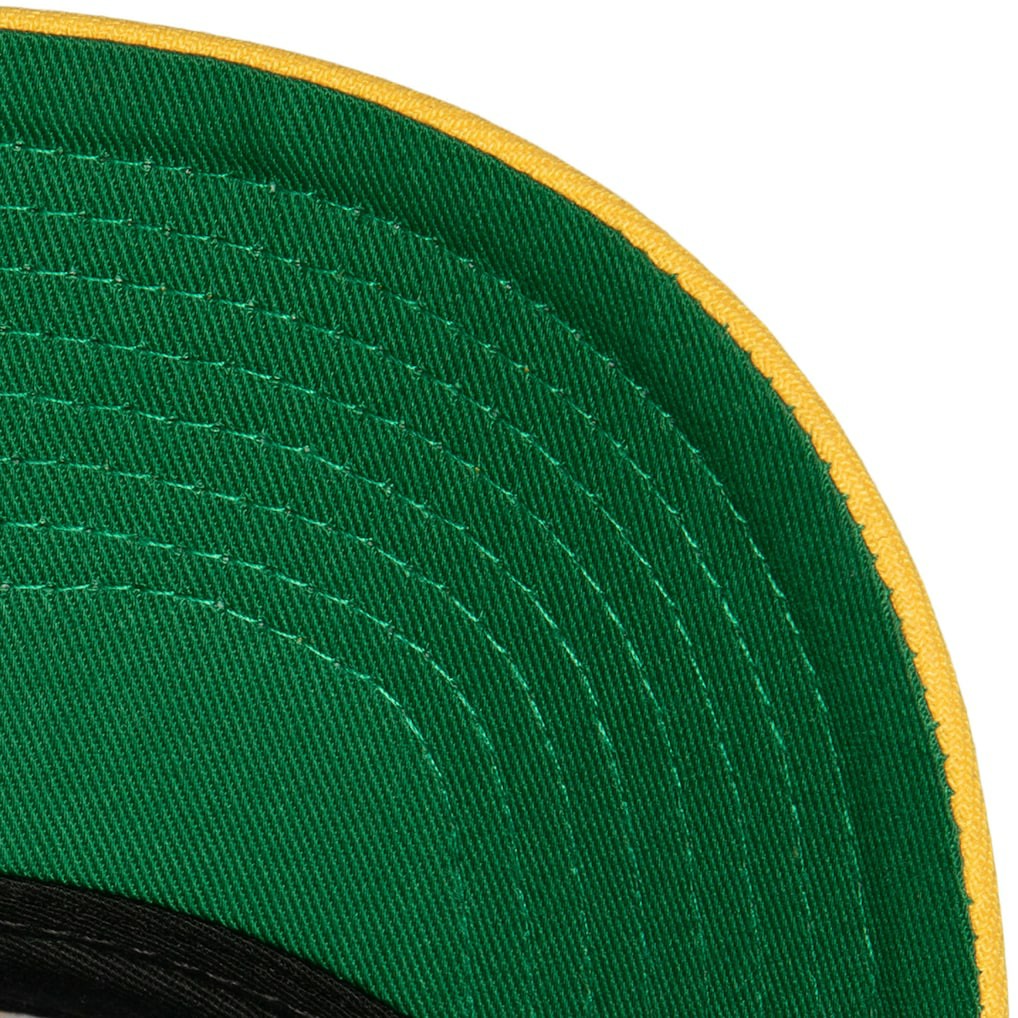 Golden State Warriors Soul XL Logo Pro Crown Snapback Hat for sale Royal/Gold | Mitchell & Ness discount