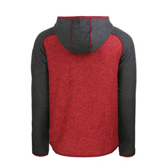 Buffalo Bills Cutter & Buck Americana Mainsail Full-Zip Hooded Jacket Heather Red/Heather Charcoal