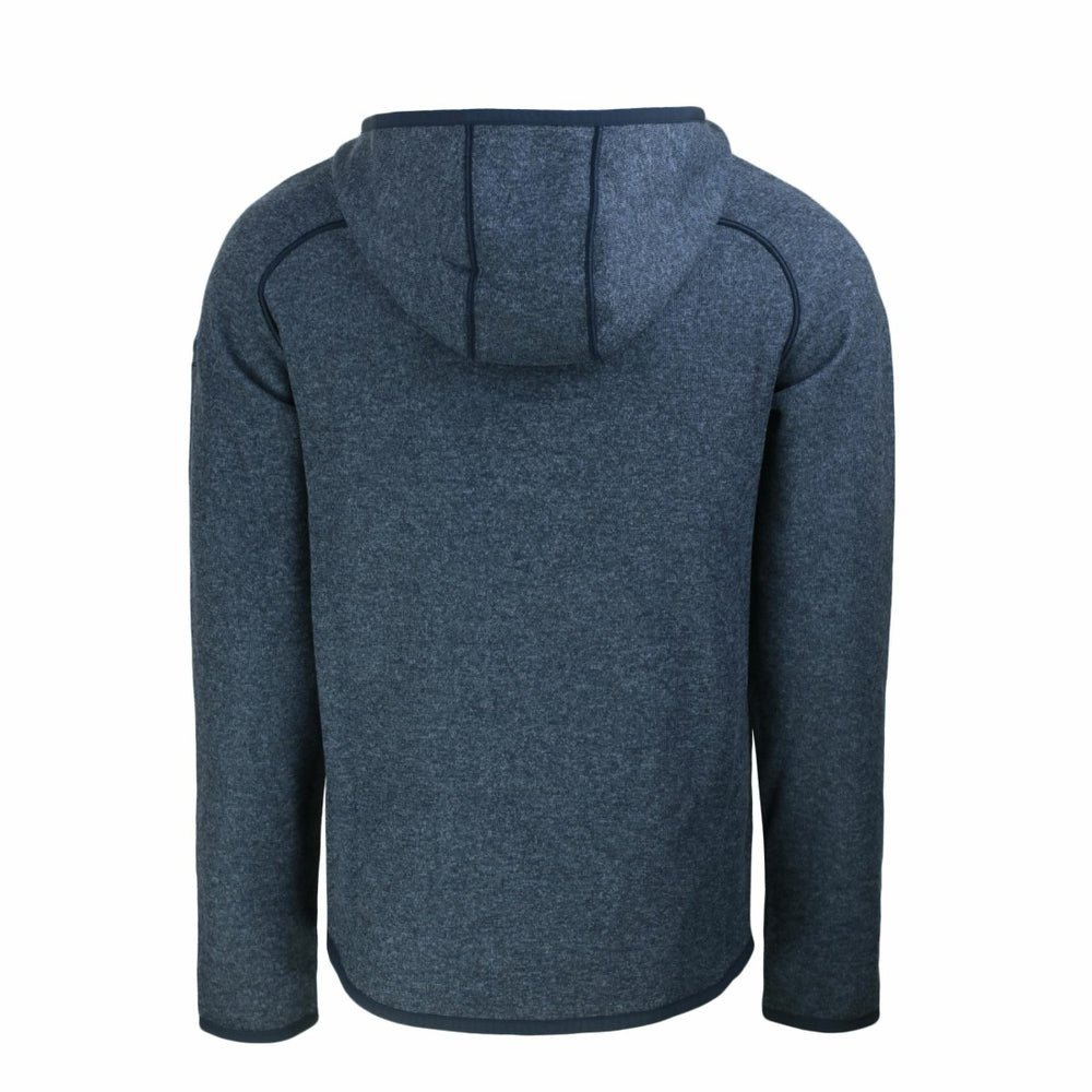 Houston Texans Cutter & Buck Americana Mainsail Full-Zip Hooded Jacket Heather Navy