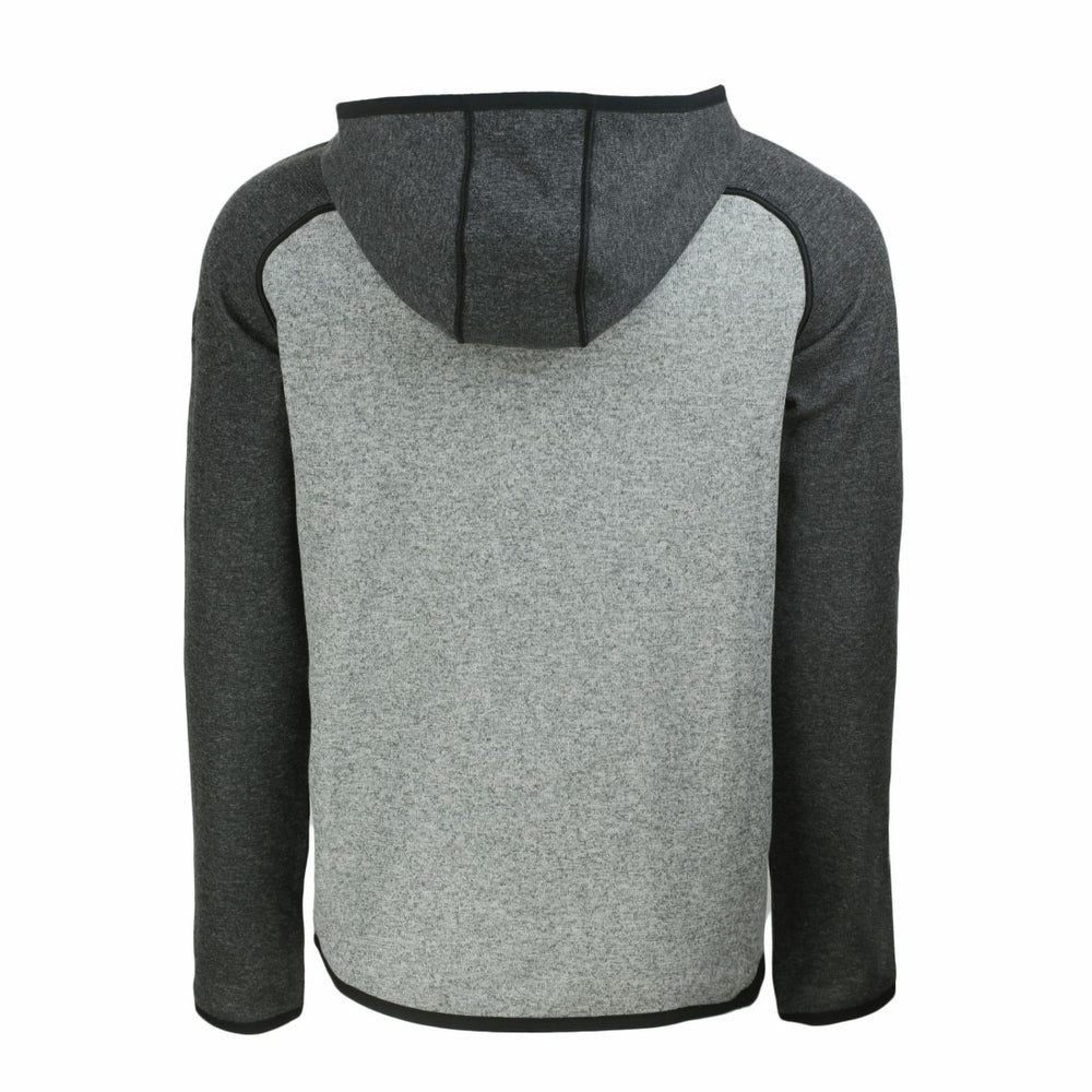 Houston Texans Cutter & Buck Americana Mainsail Full-Zip Hooded Jacket Heather Gray/Heather Charcoal