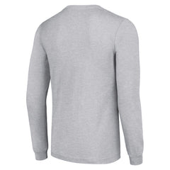 Pittsburgh Penguins Starter Retro Graphic Long Sleeve Crew T-Shirt - Heather Gray - NHL 201083188