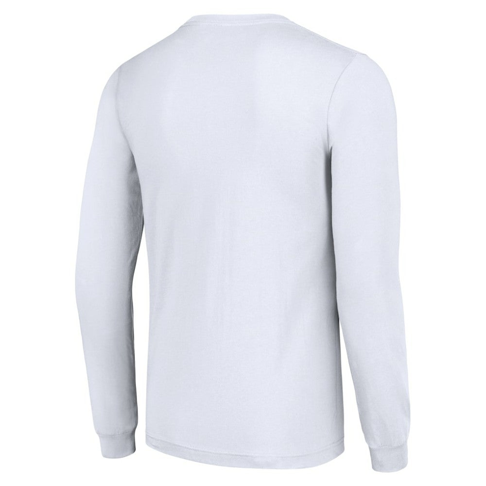 New Jersey Devils Starter Retro Graphic Long Sleeve Crew T-Shirt - White - NHL 201083205