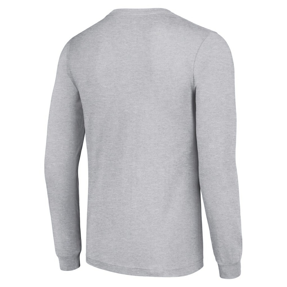 Montreal Canadiens Starter Retro Graphic Long Sleeve Crew T-Shirt - Heather Gray - NHL 201083247