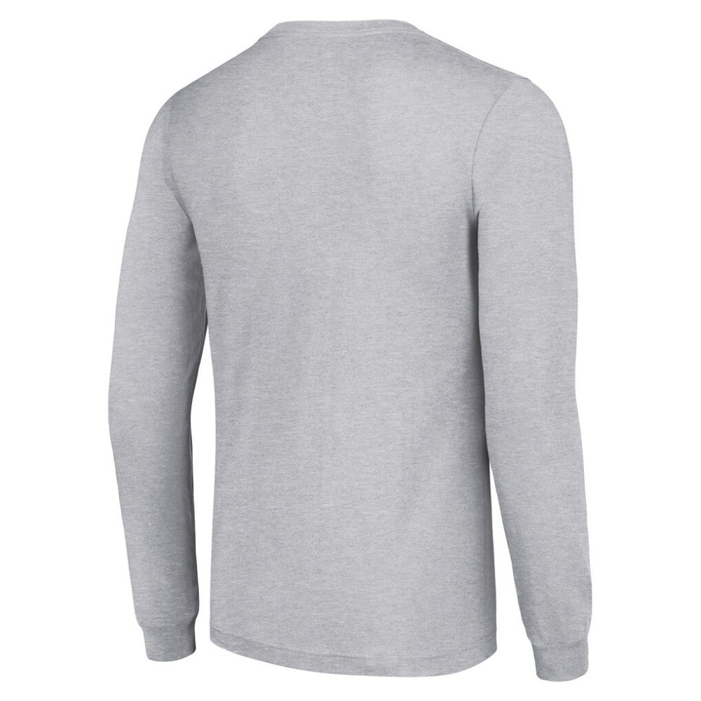 Detroit Red Wings Starter Retro Graphic Long Sleeve Crew T-Shirt - Heather Gray - NHL 201083251