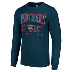 Florida Panthers Starter Logo Graphic Long Sleeve T-Shirt - Navy - NHL 201083271