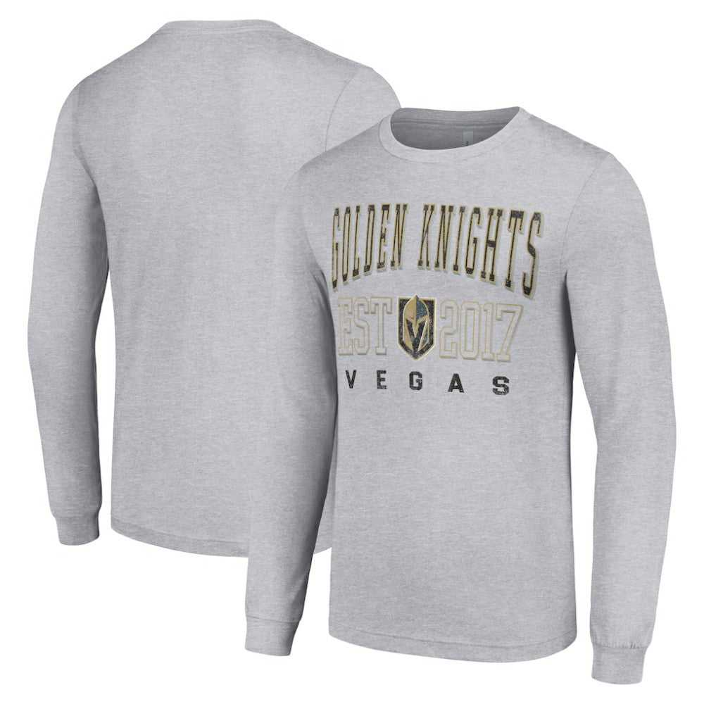 Vegas Golden Knights Starter Logo Graphic Long Sleeve T-Shirt - Heather Gray - NHL 201083273