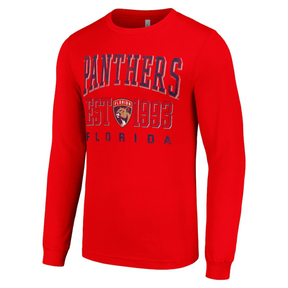 Florida Panthers Starter Logo Graphic Long Sleeve T-Shirt - Red - NHL 201083277
