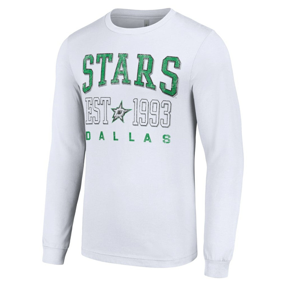 Dallas Stars Starter Logo Graphic Long Sleeve T-Shirt - White - NHL 201083281