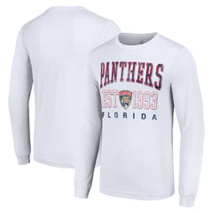 Florida Panthers Starter Logo Graphic Long Sleeve T-Shirt - White - NHL 201083282