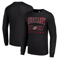 Carolina Hurricanes Starter Logo Graphic Long Sleeve T-Shirt - Black - NHL 201083290