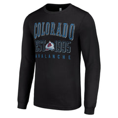 Colorado Avalanche Starter Logo Graphic Long Sleeve T-Shirt - Black - NHL 201083291