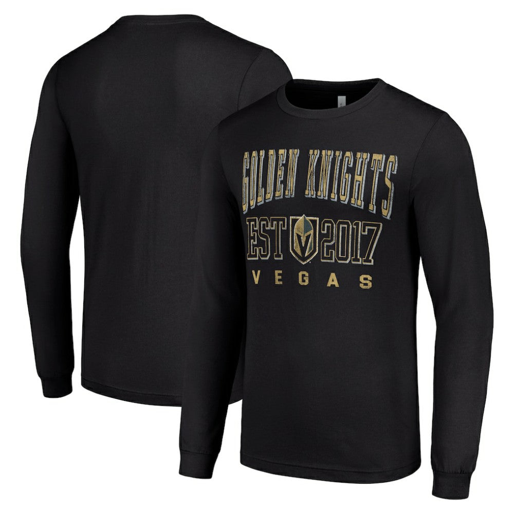 Vegas Golden Knights Starter Logo Graphic Long Sleeve T-Shirt - Black - NHL 201083296